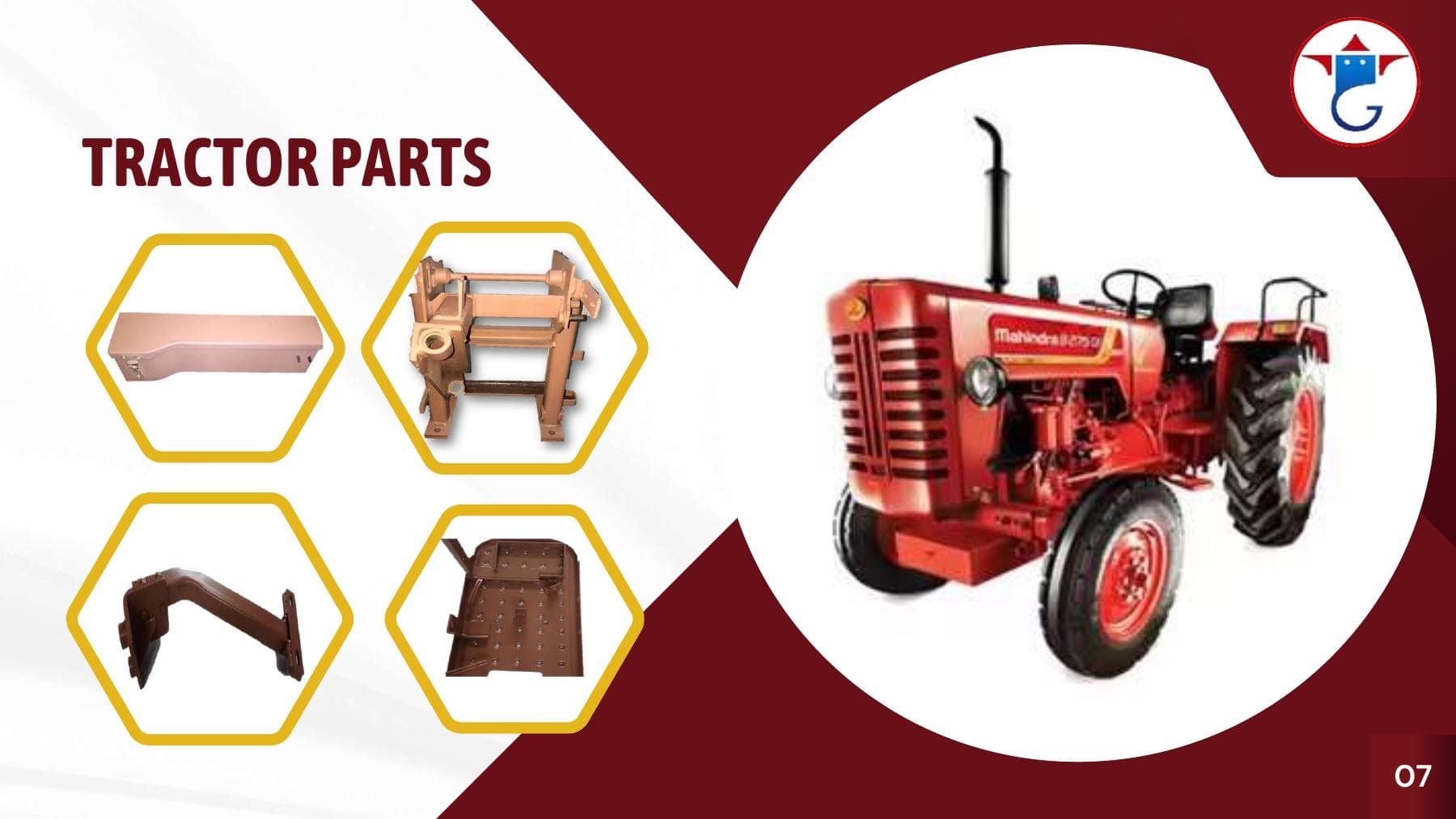Tractor parts